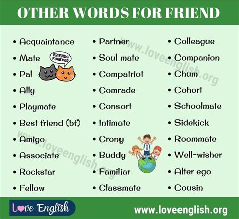 synonyms of best friend|What is another word for good friend .